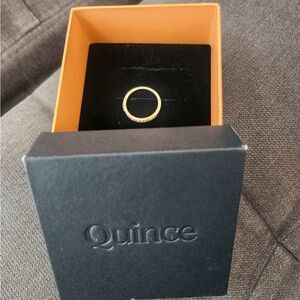 Quince Yellow Gold Diamond Band